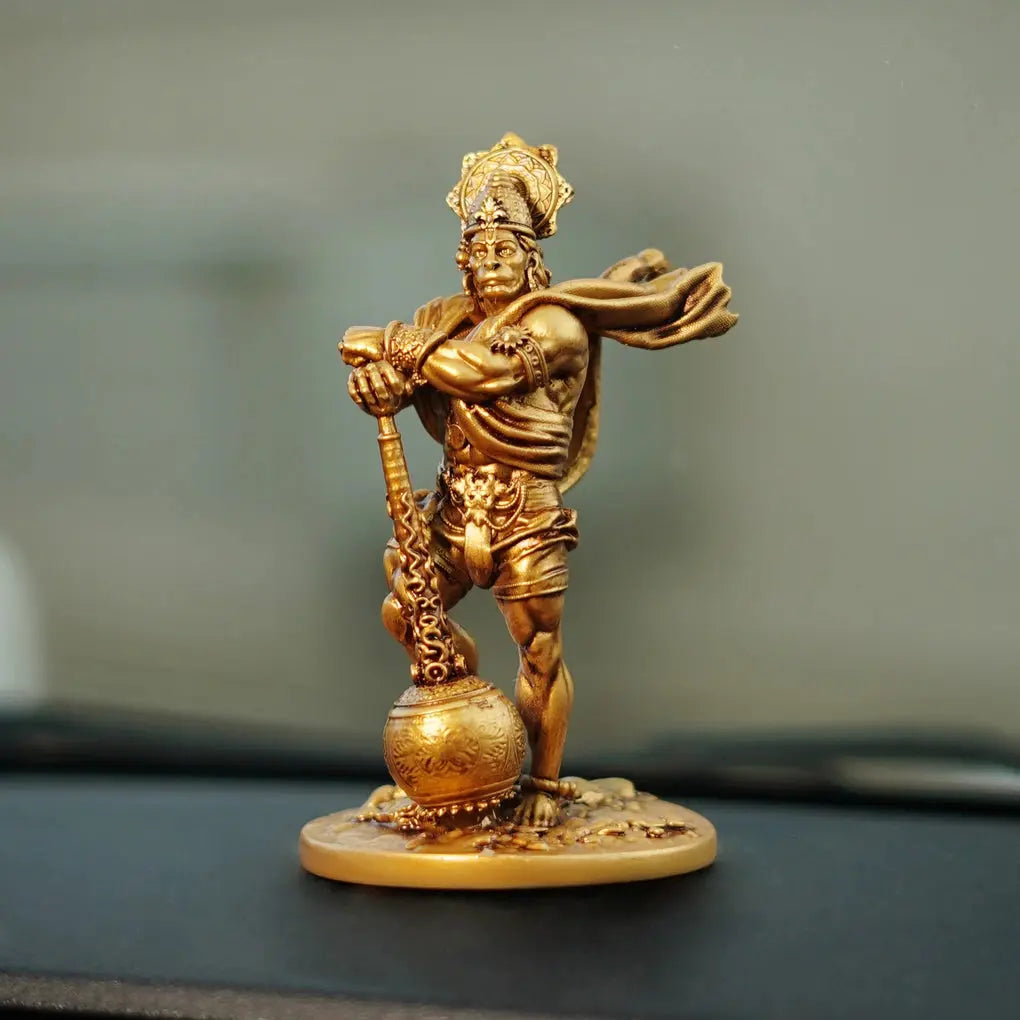 Bahubali Hanuman Idol for Car Dashboard
