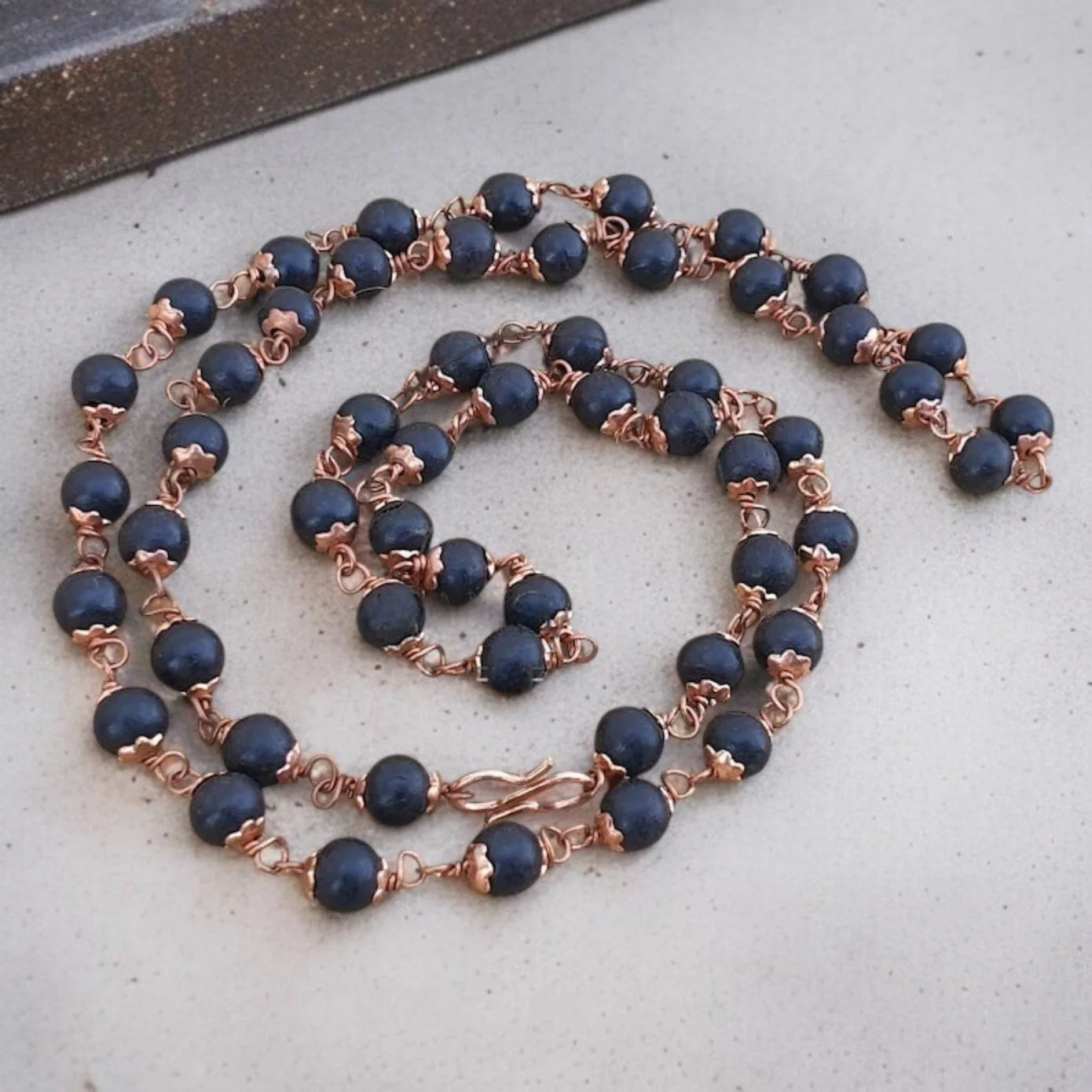 Karungali Copper Malai Necklace